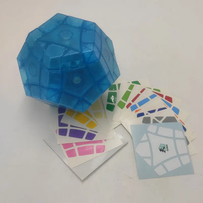 MF8 Bermuda Crazy Megaminx Plus Uranus Transparent Blue Limited Version