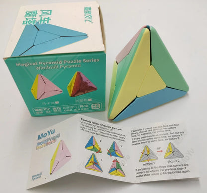 Moyu Triangle Pyraminx Maple Leaf Corner Twist Pyraminx Boomerang Bead Pyraminx  Kindergarten Kids Learning - CubeIn