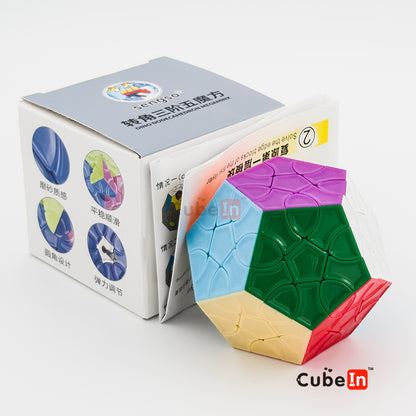 SengSo Dino Dodecahedron Megaminx - с поворотом угла
