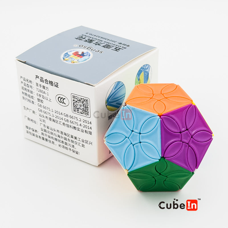 Sengso Blossoms Megaminx Cube - Edge Turning Dodecahedron