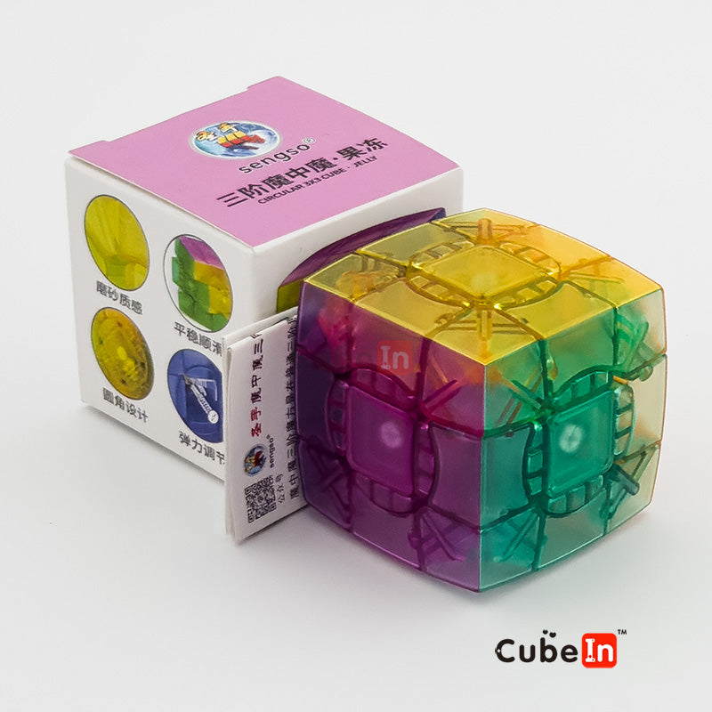 ShengShou Crazy 3x3 V1 - Jelly Transparent Cube Limited Edition