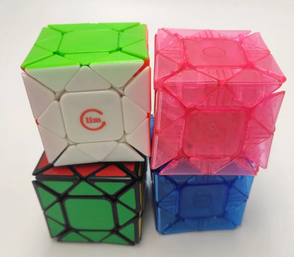 LimCube Fission Skewb Cube Rosa Versão Limitada 