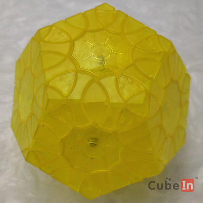 VeryPuzzle Clover Dodecahedron Transparent Yellow