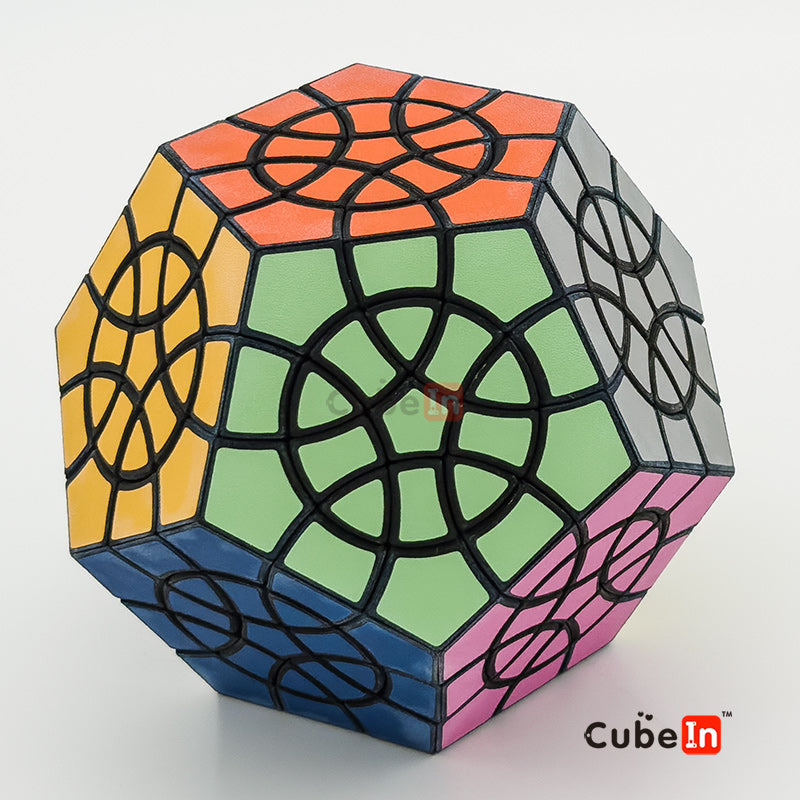 Xicube Redi Wheel Dodecahedron - Corner turning megaminx with circle