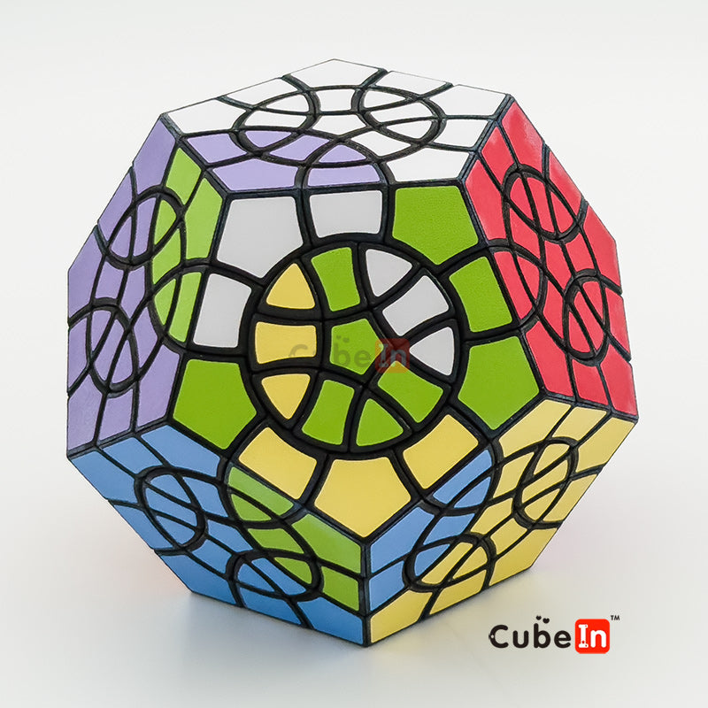 Xicube Redi Wheel Dodecahedron - Corner turning megaminx with circle
