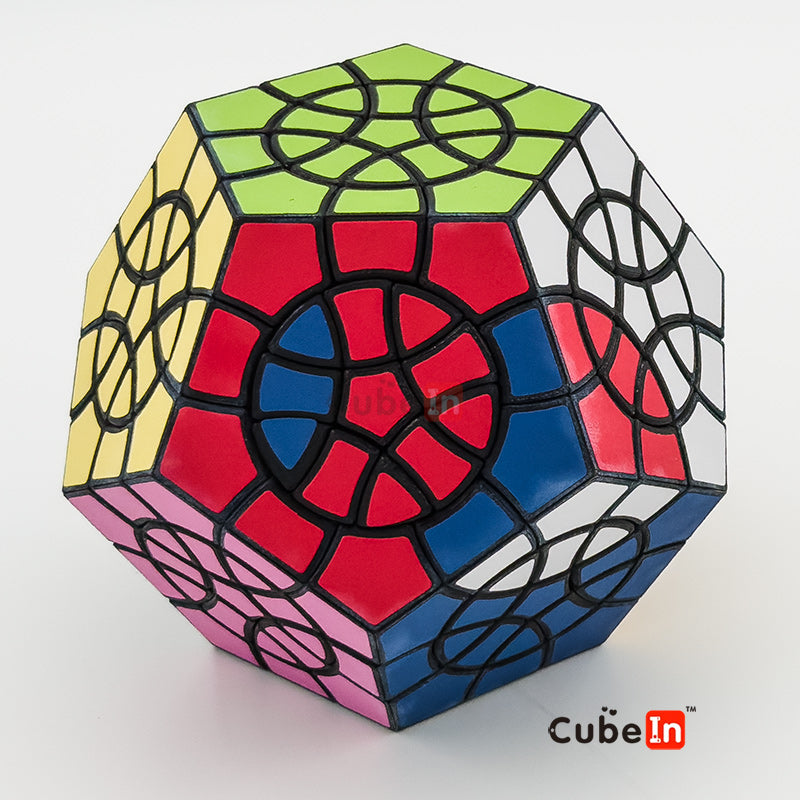 Xicube Redi Wheel Dodecahedron - Corner turning megaminx with circle