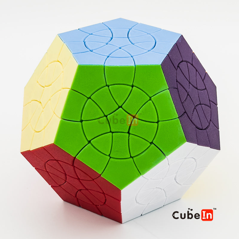 Xicube Redi Wheel Dodecahedron - Corner turning megaminx with circle
