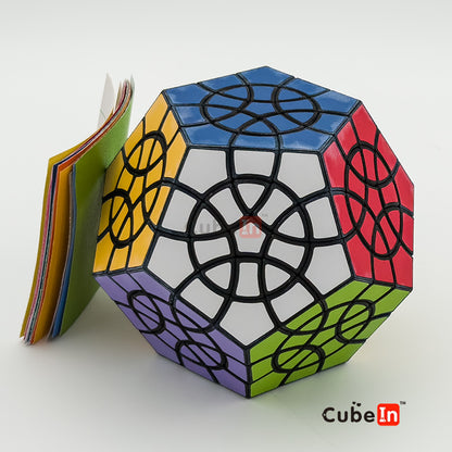 Xicube Redi Wheel Dodecahedron - Corner turning megaminx with circle