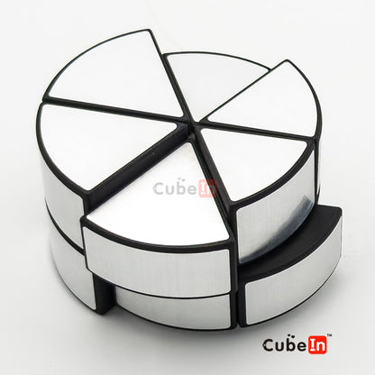 Xucube Mirror 2-Layer Rounded Cheese Cake