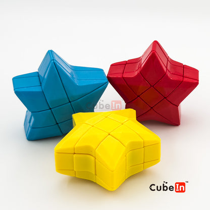 YJ 3x3 Star Cube - Shape-Mod Twisty Puzzle yongjun