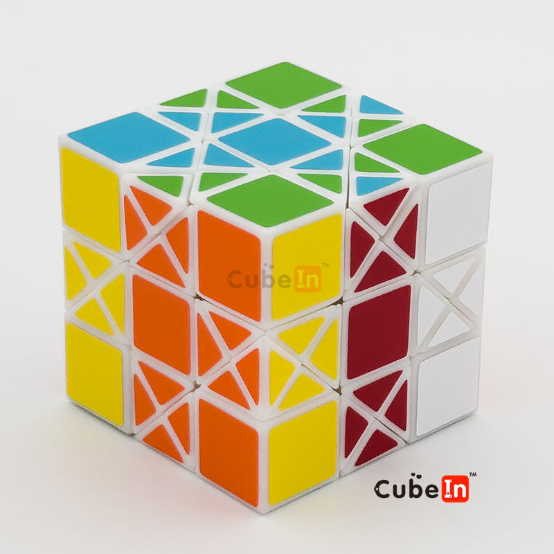 Zhecube Quad x Cube - Hexaedro de corte profundo con giro de aristas