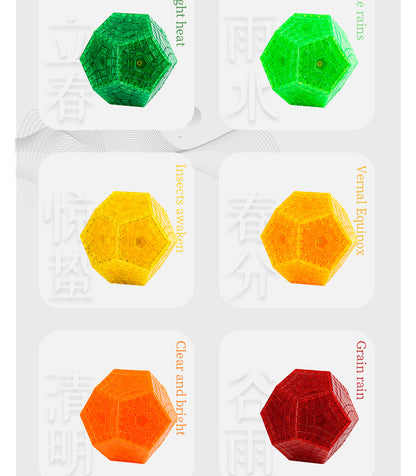 Shipping-13pcs gratis/set Edición Limitada Diansheng Gigaminx 5x5 Megaminx