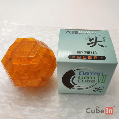 Dayan Gem VII Cube Transparente Amarelo Edição Limitada