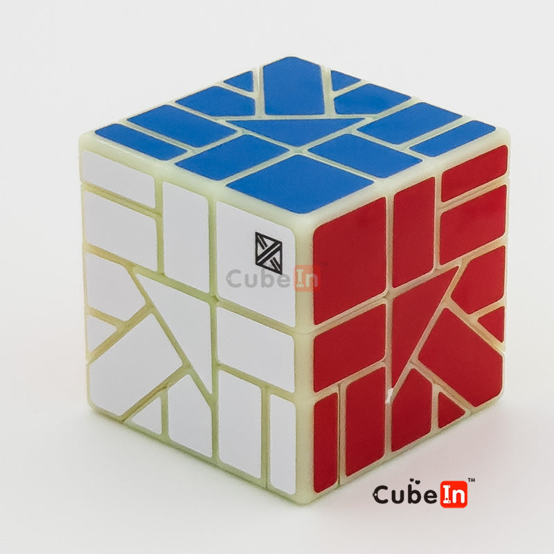 Кубик со звездочкой x² (напечатанный на 3D-принтере)