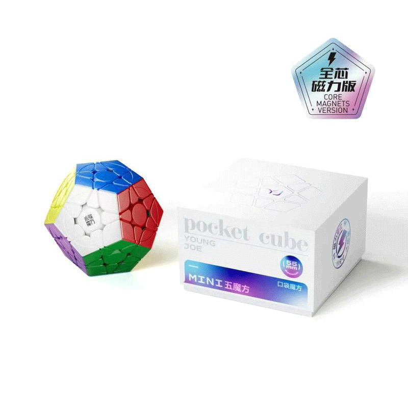 YJ Mini Megaminx Core Magnetic - 55mm Competition Speed Cube (160 Magnets)