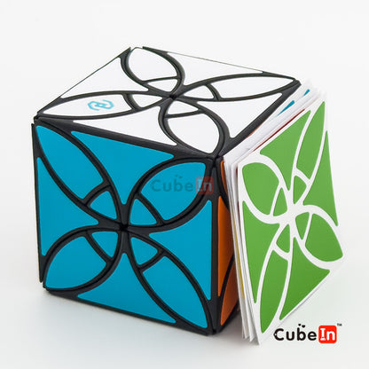 Zhecube Clover Plus Cube - SLA 3D Printed