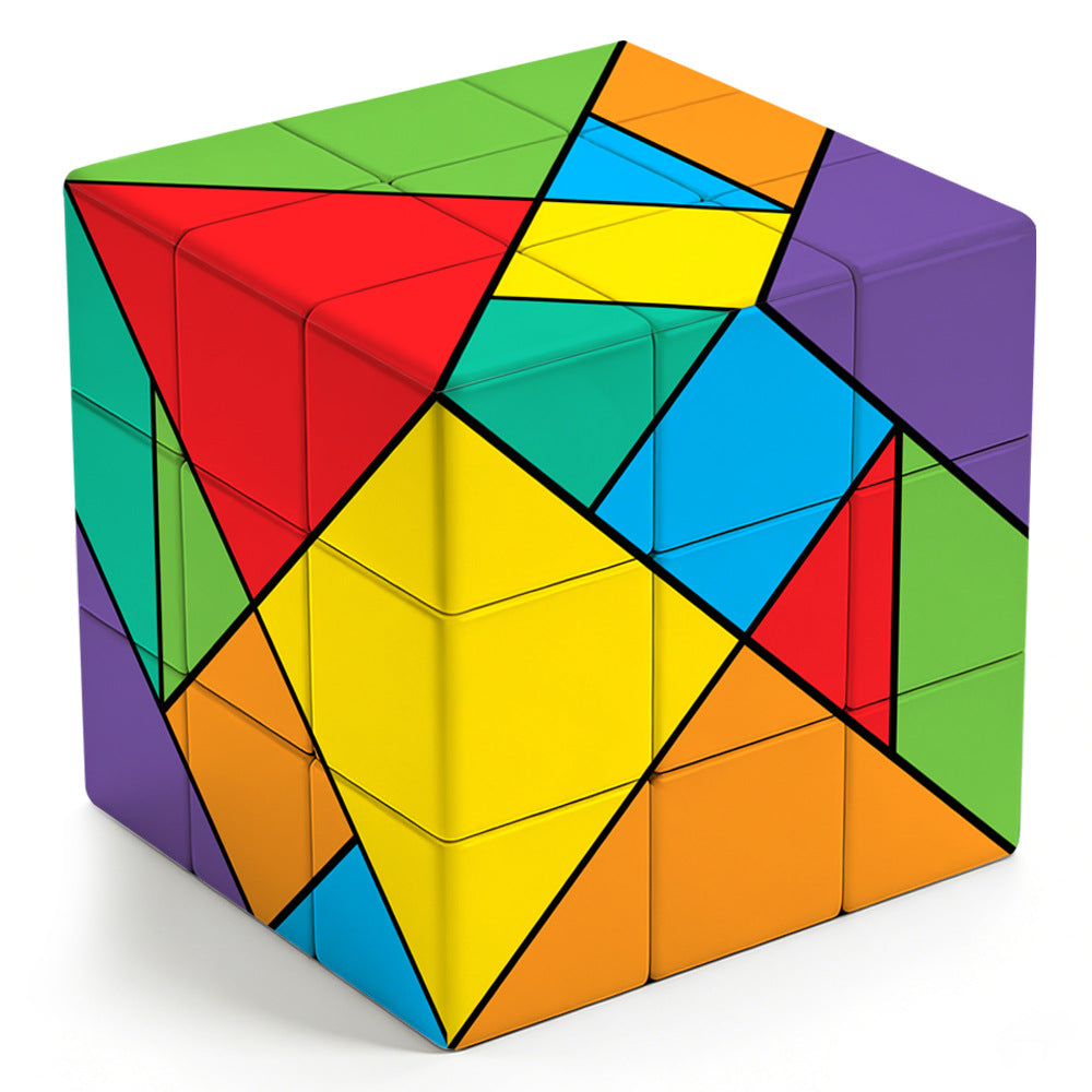 Ziina Star Tangram 3x3 cube - UV printed stickers Mod